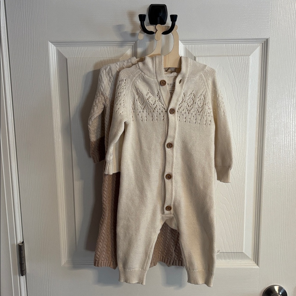 Little Planet Organics and Max Studio Jumpsuits; 3-6m ; 2 spring outfits